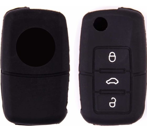 Изображение товара Автомобильный силиконовый чехол на ключ SKYWAY SKODA S05701075