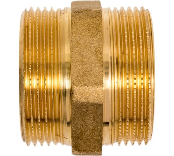 Изображение товара Равнопроходной ниппель ELSEN НН 1 1/2 1 1/2 латунь EBF15.112