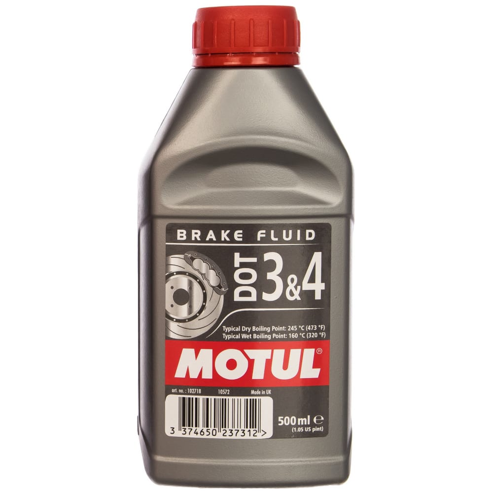 фото Тормозная жидкость motul dot 3&4 brake fluid fl 0.5 л 102718