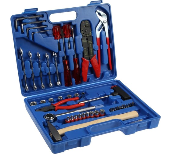 Изображение товара Универсальный набор инструментов в кейсе ТУНДРА 47 предметов 881862