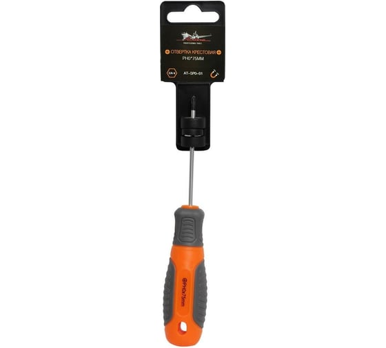 Изображение товара Крестовая отвертка Airline PH0х75 мм, с эргономичной рукояткой AT-SP0-01