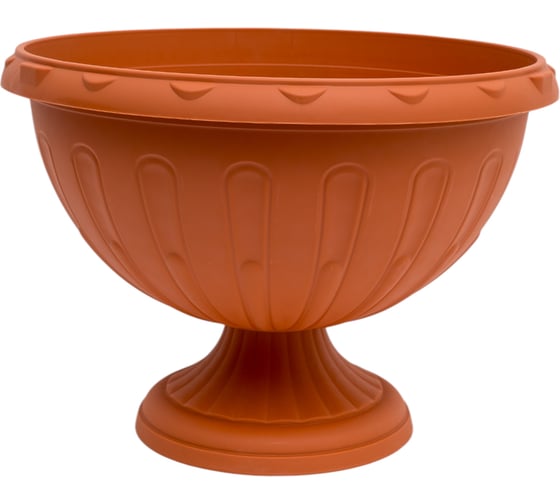 Изображение товара Вазон ЗПИ Альтернатива Джулия 8л коричневый М1555