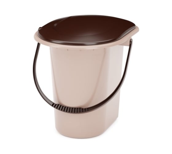 Изображение товара Ведро-туалет ЗПИ Альтернатива 18л бежевый М1525