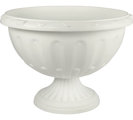 Изображение товара Вазон ЗПИ Альтернатива Джулия 8л белый М1389