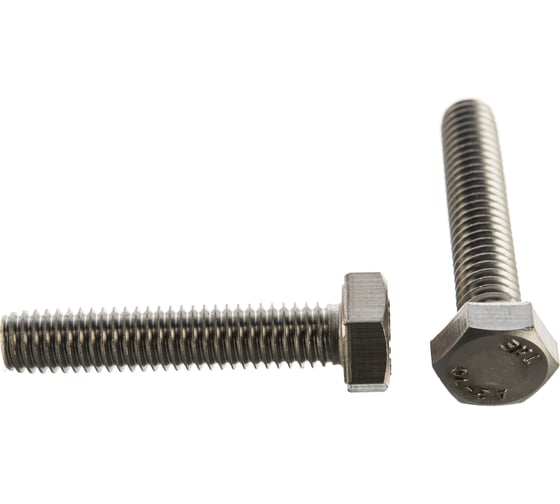 Изображение товара Болт с шестигранной головкой, с полной резьбой ЕВРОПАРТНЕР DIN 933 нержав. сталь, 6х30 мм, 6 шт. G2 3623 1