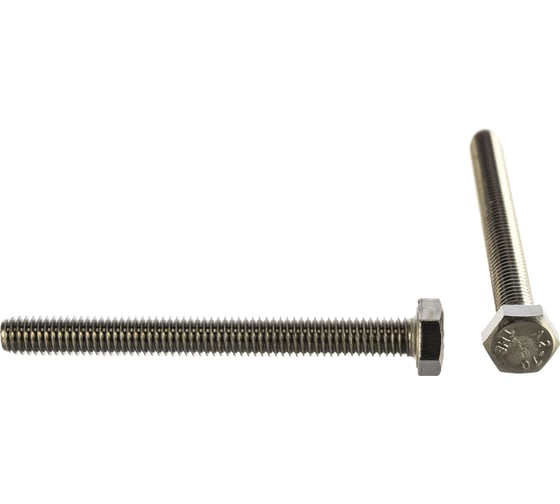 Изображение товара Болт с шестигранной головкой, с полной резьбой ЕВРОПАРТНЕР DIN 933 нержав. сталь, 6х60 мм, 4 шт. G2 3326 1
