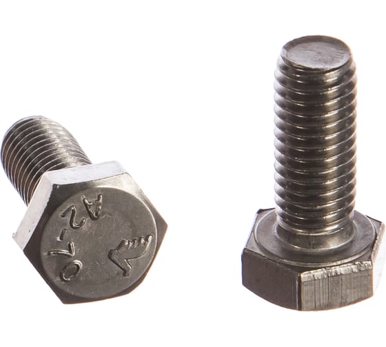 Изображение товара Болт с шестигранной головкой, с полной резьбой ЕВРОПАРТНЕР DIN 933 нержав. сталь, 8х20 мм, 6 шт. G2 2820 1