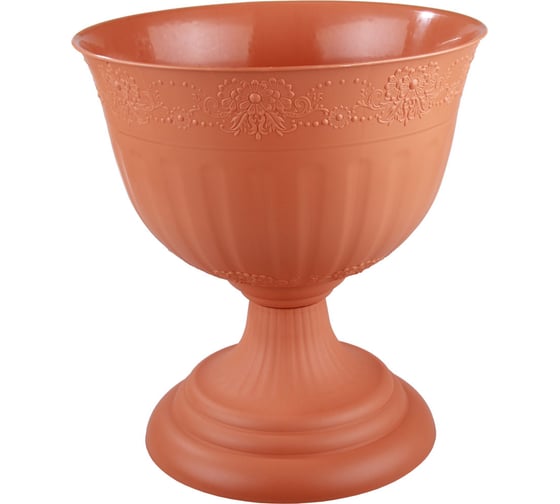 Изображение товара Вазон ЗПИ Альтернатива Венеция 18л диаметр 400мм коричневый М3133