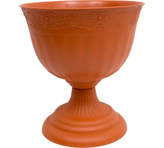 Изображение товара Вазон ЗПИ Альтернатива Венеция 10л диаметр 330мм коричневый М3131