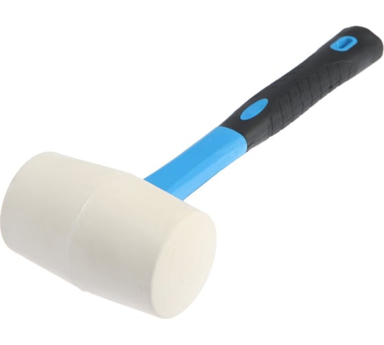 Изображение товара Киянка ТУНДРА фибергласовая рукоятка, белая резина, 450 г 881758