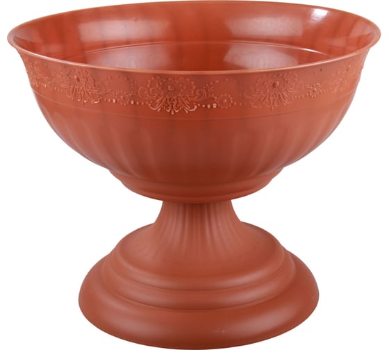 Изображение товара Вазон ЗПИ Альтернатива Венеция 17л диаметр 445мм коричневый М3132