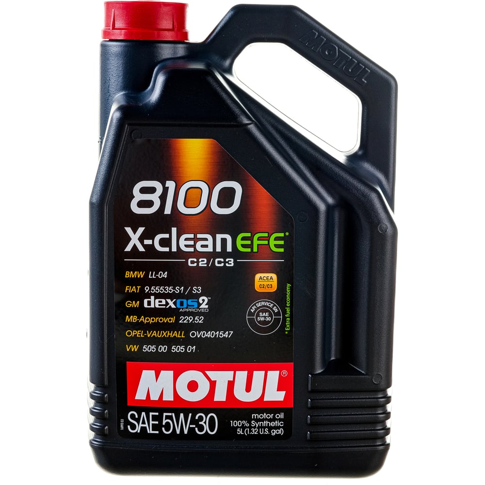 Моторное масло MOTUL 109471 8100X-clean EFE 5W30 - фото 1