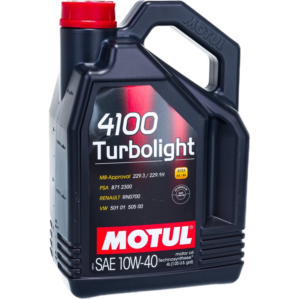 Моторное масло MOTUL 109462 4100 Turbolight 10W40 - фото 1