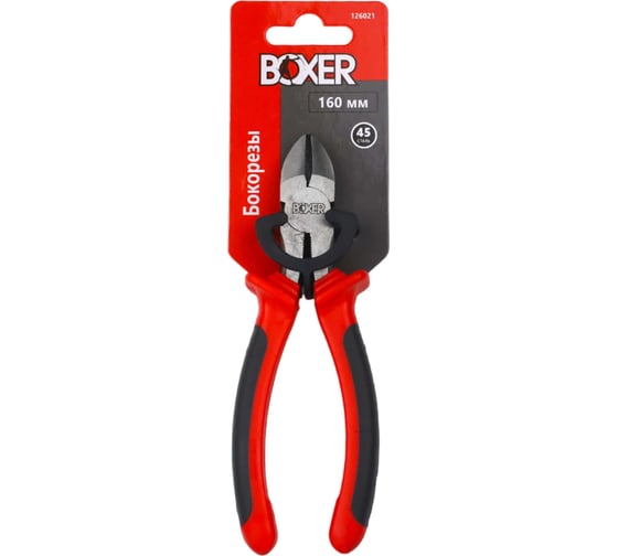 Изображение товара Бокорезы Boxer 160 мм, двухкомпонентные рукоятки 126021