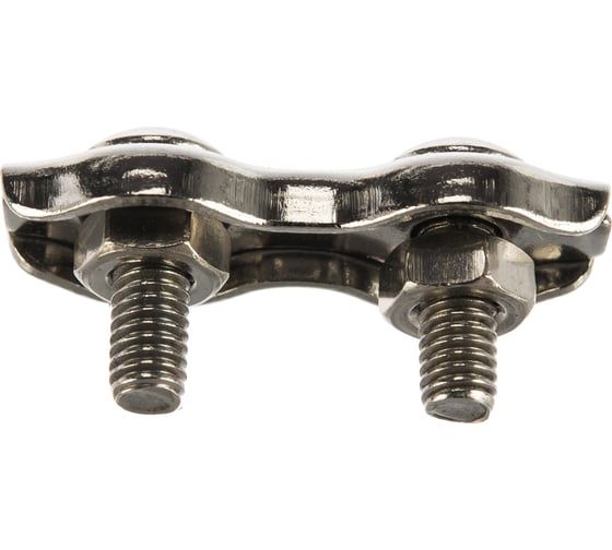 Изображение товара Зажим для троса ЕВРОПАРТНЕР DUPLEX D2 мм, нержав. сталь, 1 шт. G1 4402