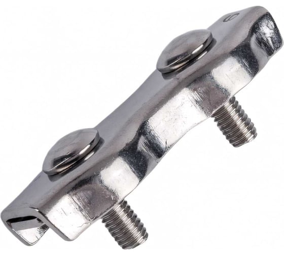 Изображение товара Зажим для троса ЕВРОПАРТНЕР DUPLEX D6 мм, нержав. сталь, 1 шт. G1 8284