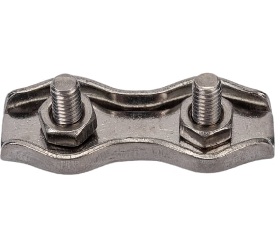 Изображение товара Зажим для троса ЕВРОПАРТНЕР DUPLEX D3 мм, нержав. сталь, 1 шт. G1 4403