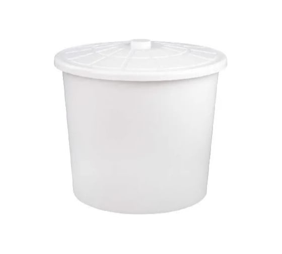 Изображение товара Бак ЗПИ «Альтернатива» универсальный 75л белый с крышкой М6924