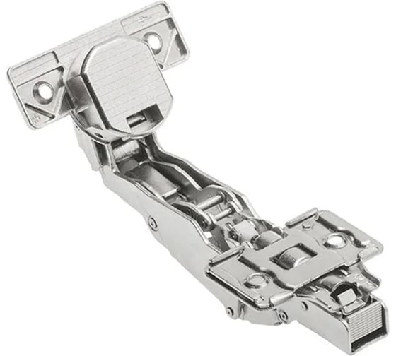 Изображение товара Петля GTV ZM- HCKT 165 градусов,, угловая, самозакрывающаяся, с ответной планкой H-0, регулировка в 3 плоскостях, без еврошурупа ZM-HCKT165-3DBEO-S