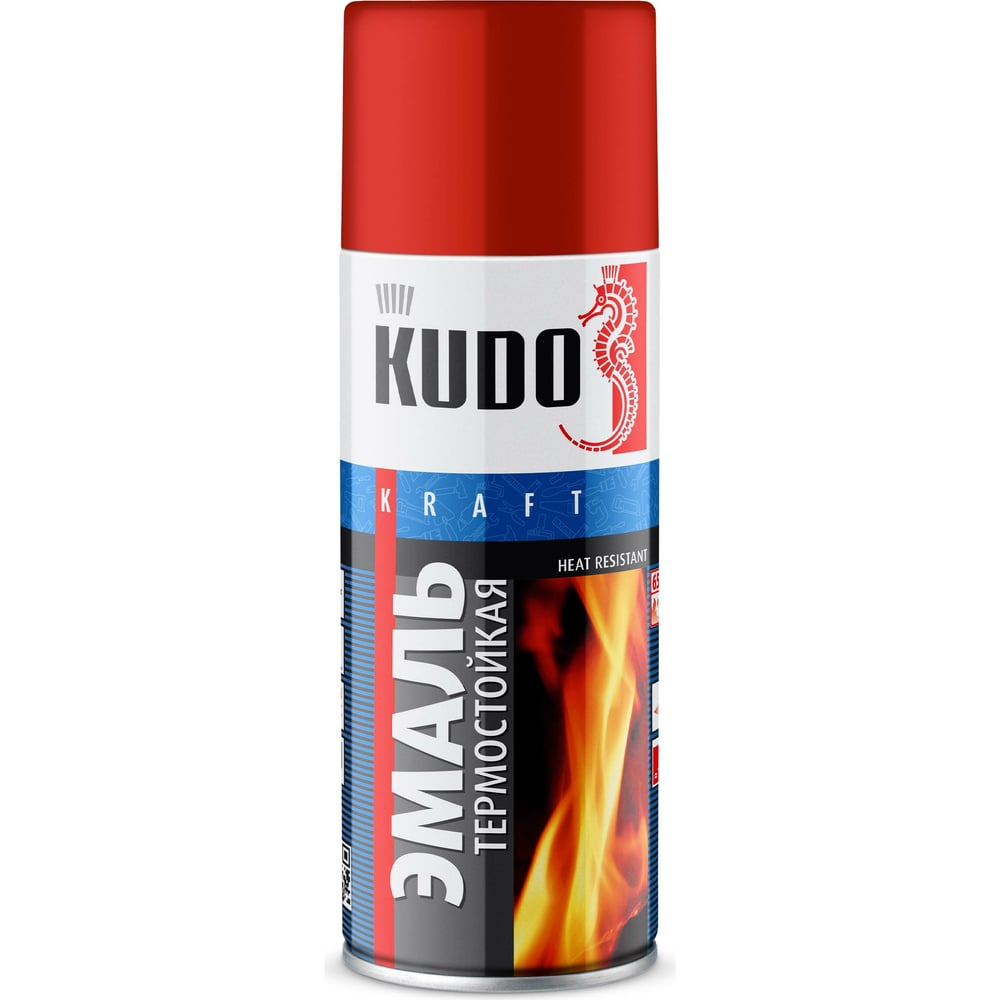 Термостойкая эмаль-аэрозоль KUDO термостойкая эмаль аэрозоль kudo