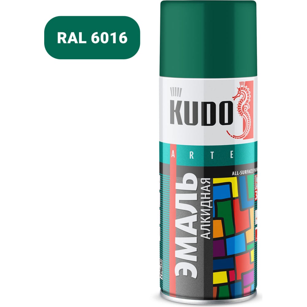 Универсальная эмаль-аэрозоль KUDO универсальная эмаль аэрозоль для пластика kudo