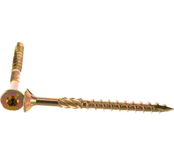 Изображение товара Конструкционный шуруп для дерева с фрезой ЕВРОПАРТНЕР потай, ж/п Torx 25 5.0х60, 12 шт. 15 0030 7