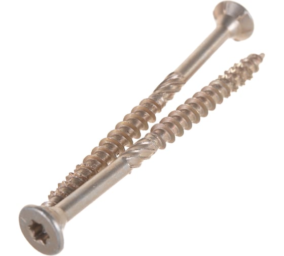 Изображение товара Конструкционный шуруп для дерева с фрезой ЕВРОПАРТНЕР потай, ж/п Torx 25 5.0х70, 10 шт. 15 0031 7