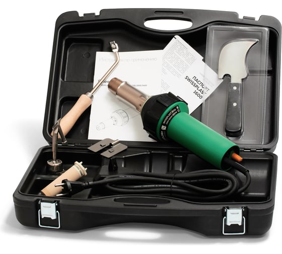 Изображение товара Набор для сварки линолеума Swissplast фен сварочный 1600S Premium LINOLEUMKIT