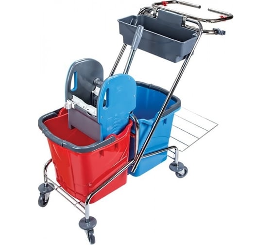 Изображение товара Двухведерная уборочная тележка Uctem-Plas CK760