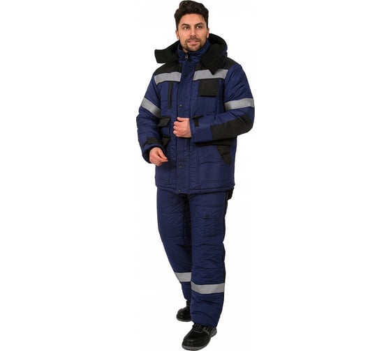 Изображение товара Зимний костюм ФАКЕЛ Беркут, темно-синий/черный, 56-58, 182-188 87472323.008