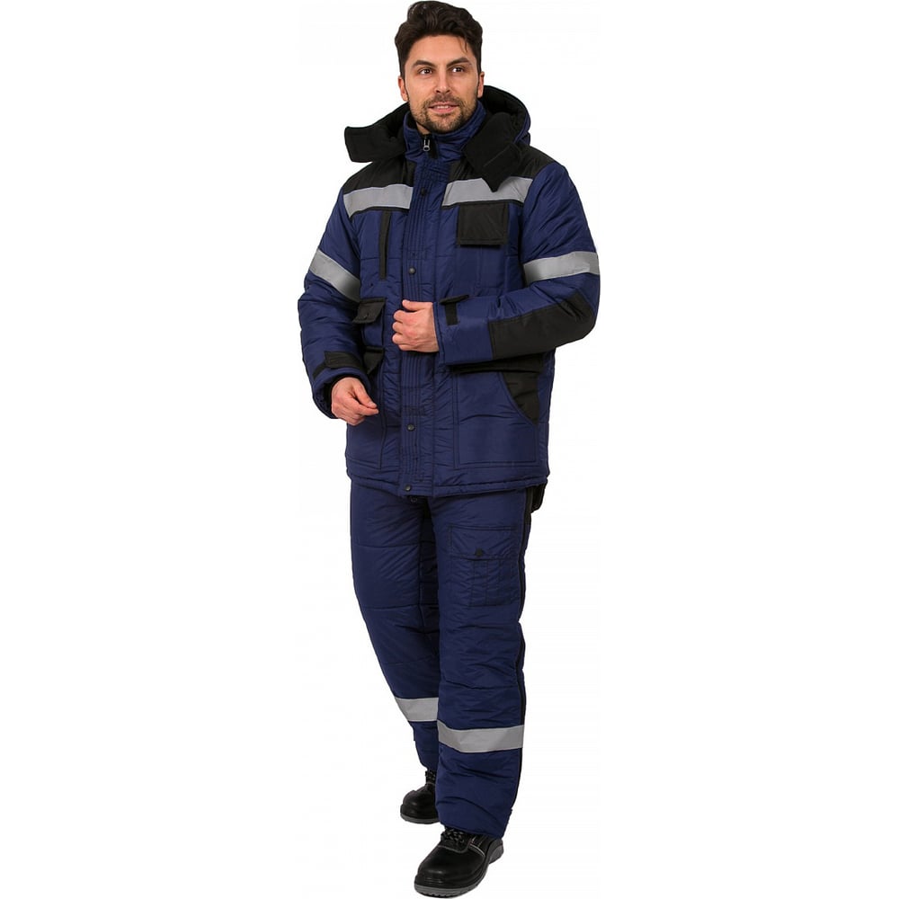 Изображение товара Зимний костюм ФАКЕЛ Беркут темно-синий/черный для мужчин