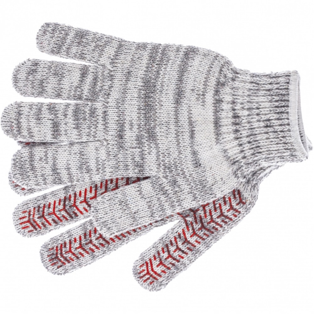 Усиленные трикотажные перчатки СИБРТЕХ двойные трикотажные перчатки сибртех