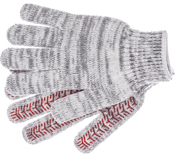 Изображение товара Трикотажные усиленные перчатки СИБРТЕХ гелевое ПВХ-покрытие 68182