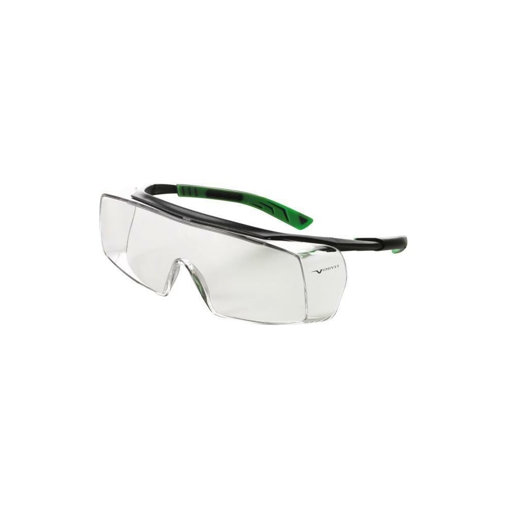 Открытые защитные очки UNIVET очки защитные открытые dexter 13511lmd прозрачные с возможностью носки корригирующих очков