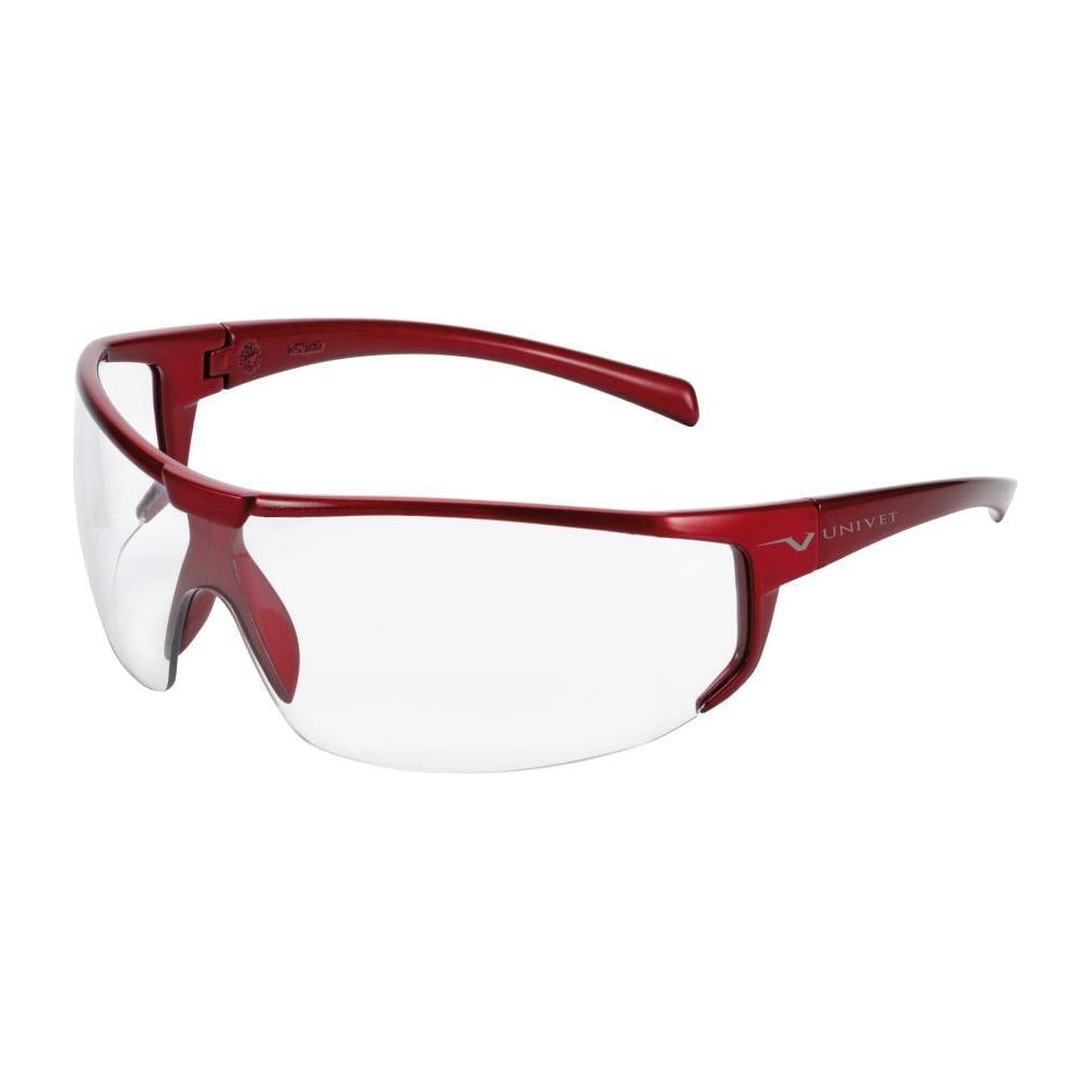 Открытые защитные очки UNIVET очки защитные закрытые с обтюратором delta plus ruiz 1 acetate коричневые с защитой от запотевания и царапин