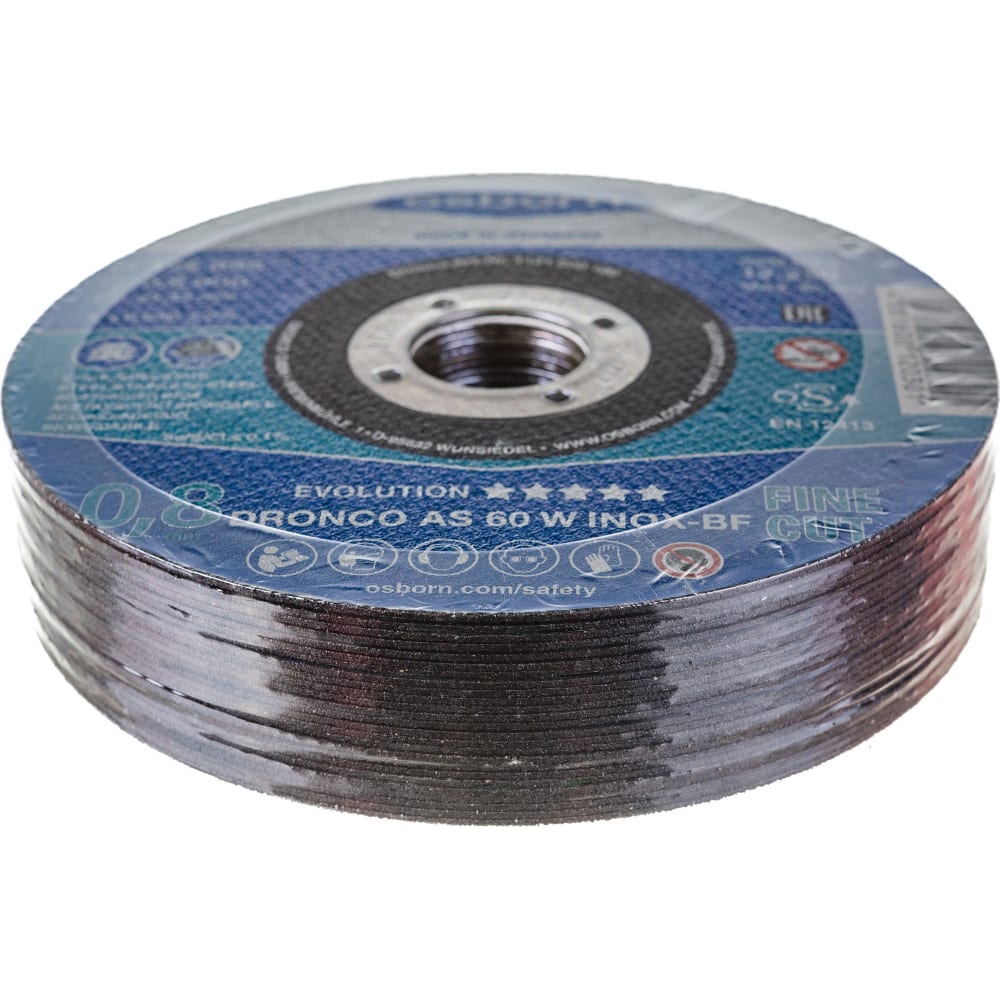 Отрезной диск по металлу DRONCO диск ермак профи отрезной по металлу 115х1 2х22mm 664 118