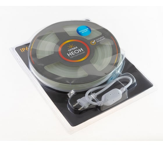 Изображение товара Светодиодный гибкий неон URM 2835-120led, IP65, 6500K, 220V, 10W, 425LM, 5м С26004