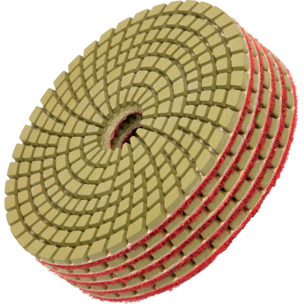 Изображение товара Алмазный гибкий шлифовальный круг (100 мм, P800, мокрое шлифование, 5 шт.) MATRIX 73511