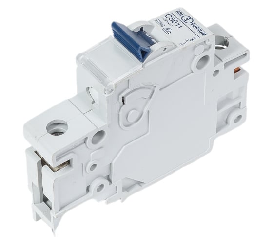 Изображение товара Автоматический выключатель ABL 1P, C, 50 A, 10 кА, 230/400 В AC, серия Т C50T1