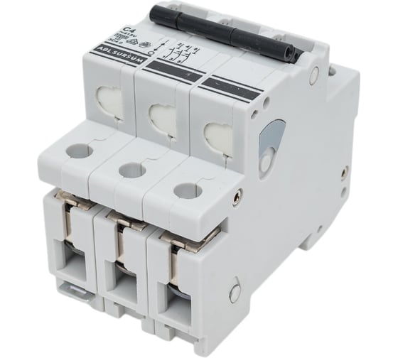 Изображение товара Автоматический выключатель ABL 3P, C, 4 А, 10 кА, 230/400 В AC, серия Т 3C4.0 C4T3