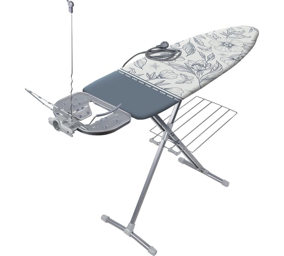 Изображение товара Гладильная доска Nika best _НБТ НБТ/1 с серыми цветами