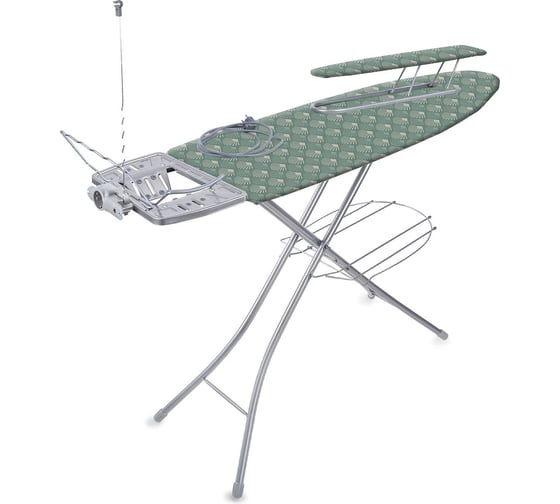 Изображение товара Гладильная доска Nika "Эльза де люкс" тефлон ЭЛТ ЭЛТ/2 оливковый с ракушками