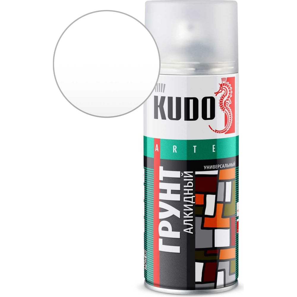 Универсальная грунтовка KUDO аэрозольный грунт для пластиков arp