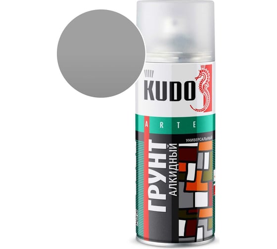 Изображение товара Универсальный грунт KUDO серый 520 мл KU-2001