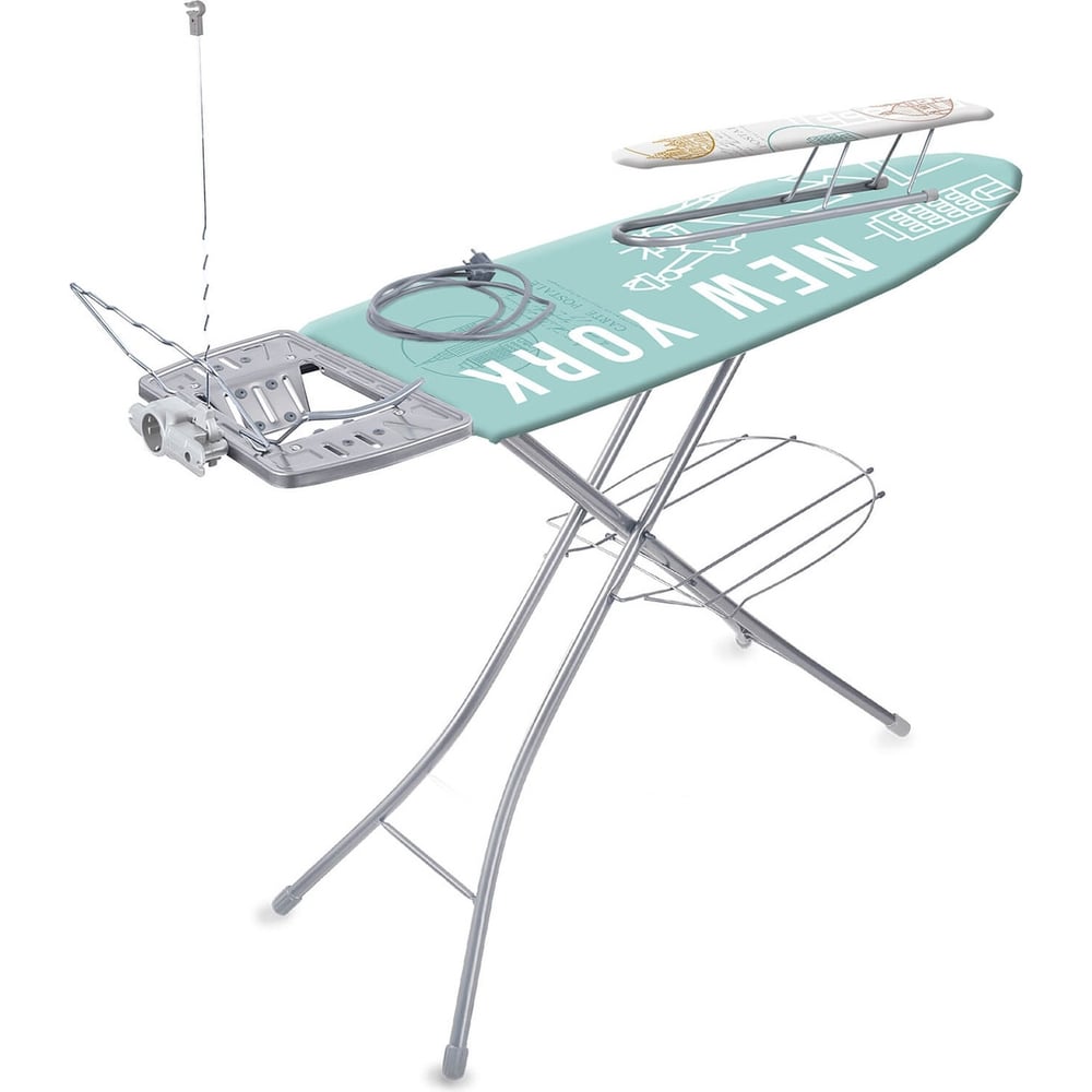 Изображение товара Гладильная доска Nika Эльза де люкс регулируемая с полками и рукавом