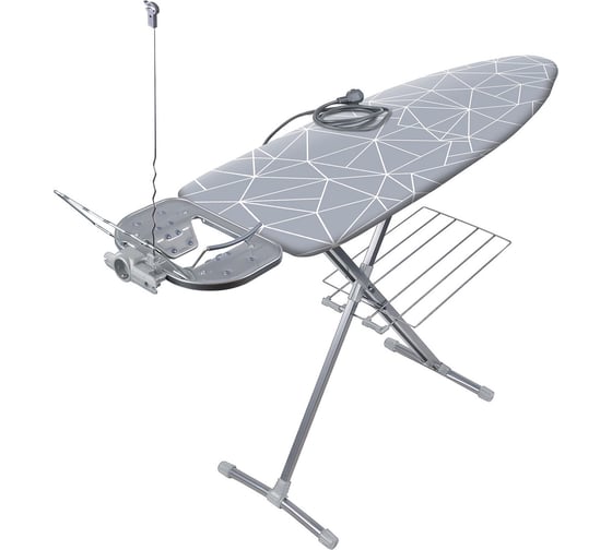 Изображение товара Гладильная доска Nika best _НБТ НБТ/4 с линиями на сером