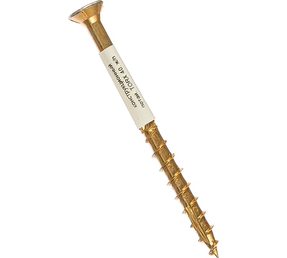 Изображение товара Конструкционный шуруп для дерева ЕВРОПАРТНЕР потай TORX 40, ж/п 8x100 1шт. 0 1421 0