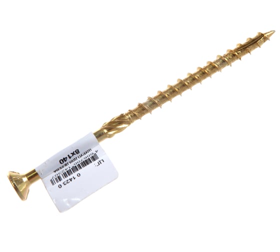 Изображение товара Конструкционный шуруп для дерева ЕВРОПАРТНЕР потай TORX 40, ж/п 8x140 1 шт. 0 1423 0