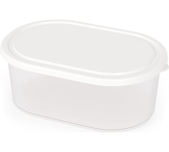 Изображение товара Емкость для СВЧ ЗПИ «Альтернатива» 1.5 л, овальная белый М8794