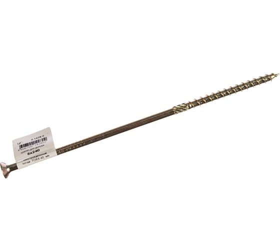 Изображение товара Конструкционный шуруп для дерева ЕВРОПАРТНЕР потай TORX 40, ж/п 8x240 1 шт. 0 1428 0